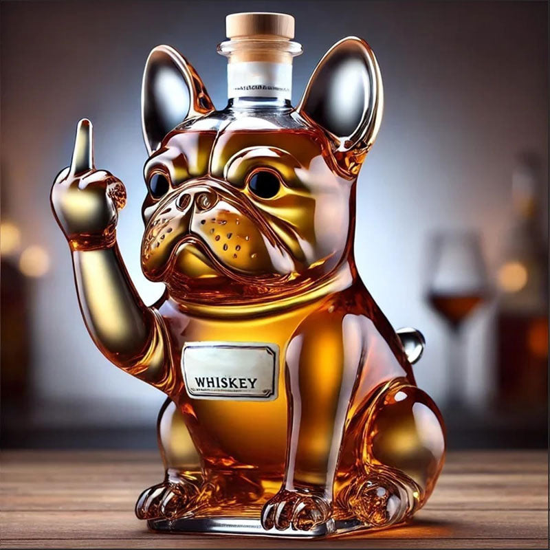 Dog| Whiskey Bottle
