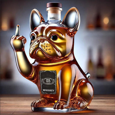 Dog| Whiskey Bottle