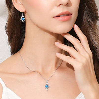 Rosa | Necklace and Earings