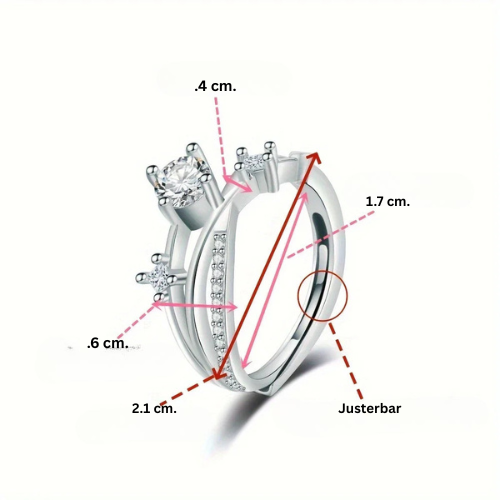 Crystal | Adjustable Ring