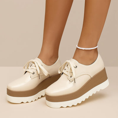 Platform Sneakers - IVORY MUSE