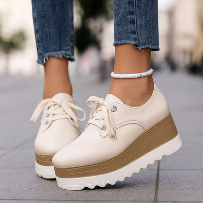 Platform Sneakers - IVORY MUSE