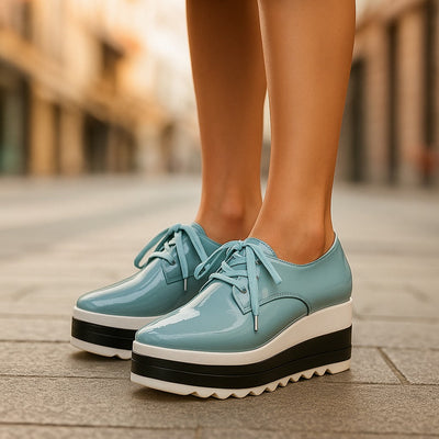 Platform Sneakers - IVORY MUSE