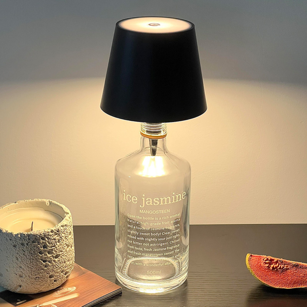 BOTTLE LAMP - IVORY MUSE