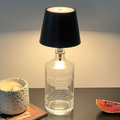 BOTTLE LAMP - IVORY MUSE