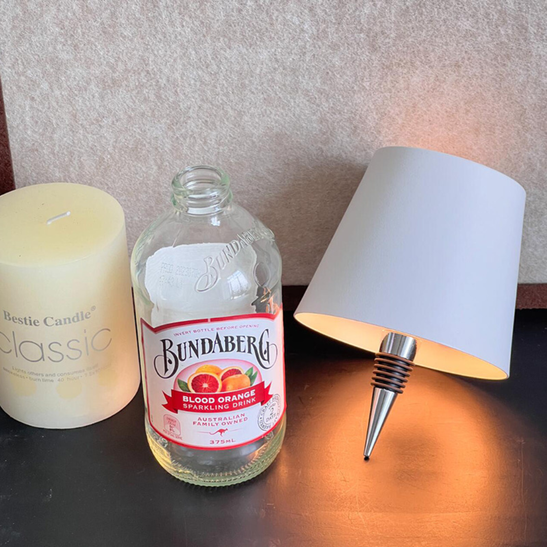 BOTTLE LAMP - IVORY MUSE