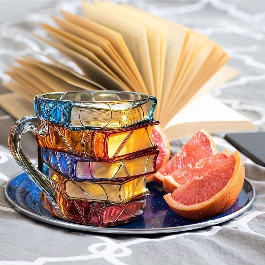 Mystic Book – Stained Glass Mug - IVORY MUSE