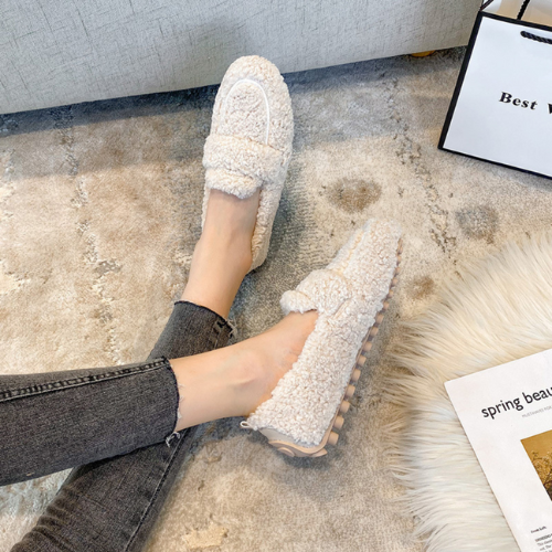 Solenne | Slippers - IVORY MUSE