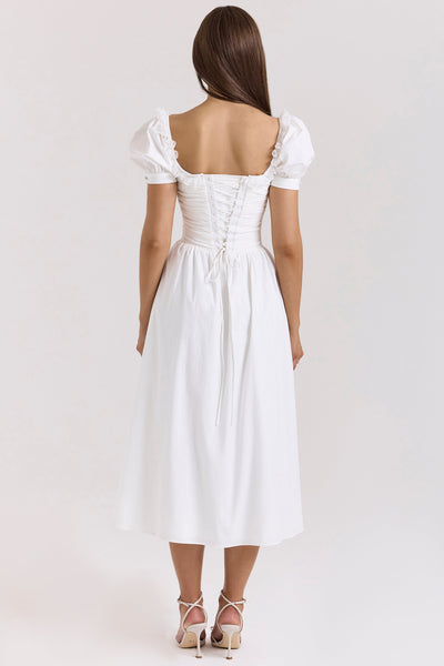 Lulabell | Midi Dress - IVORY MUSE