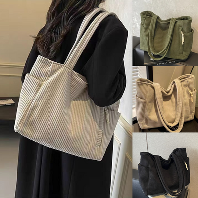 Tilda | Textured Tote Bag - IVORY MUSE