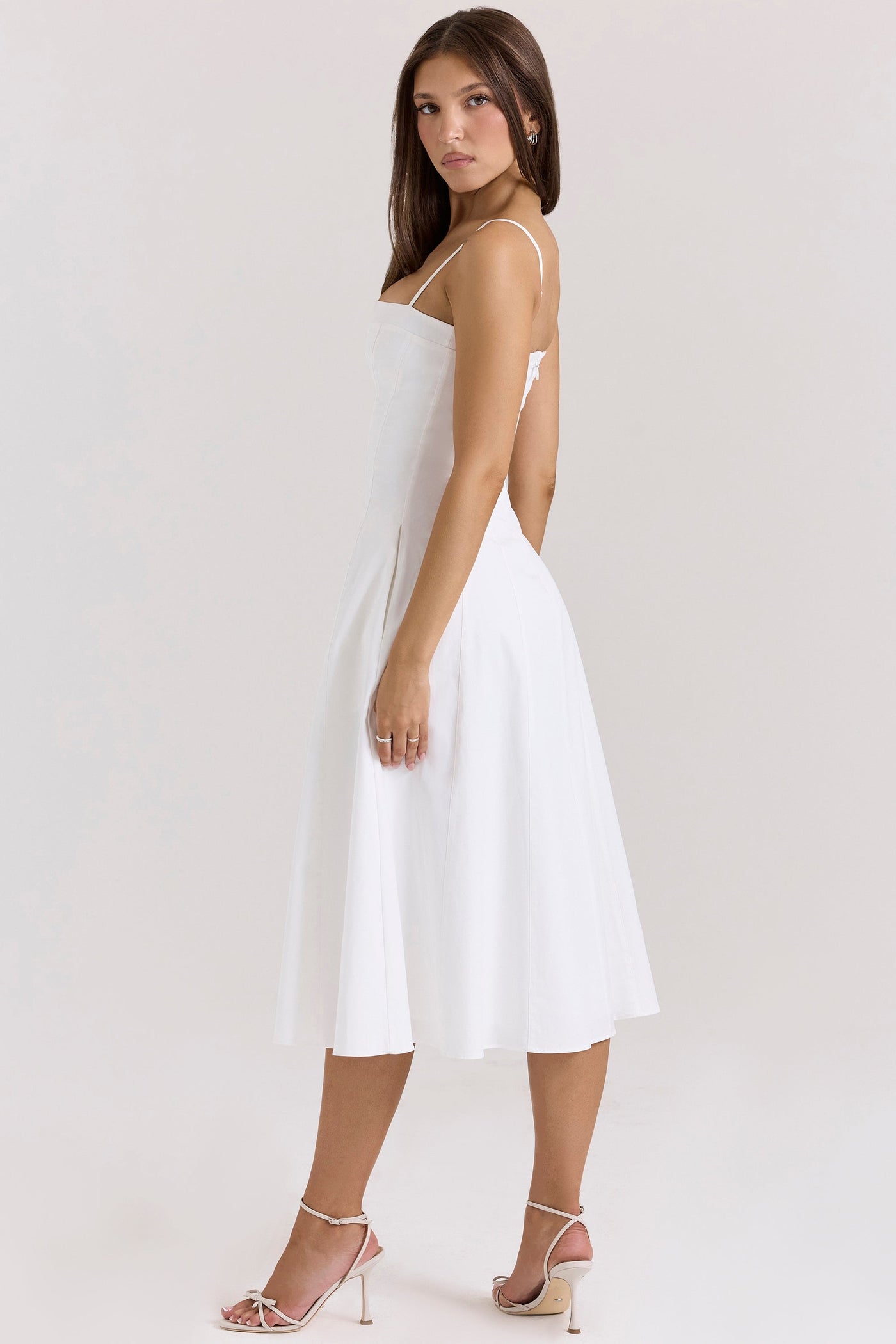 Dolly | Midi Dress - IVORY MUSE