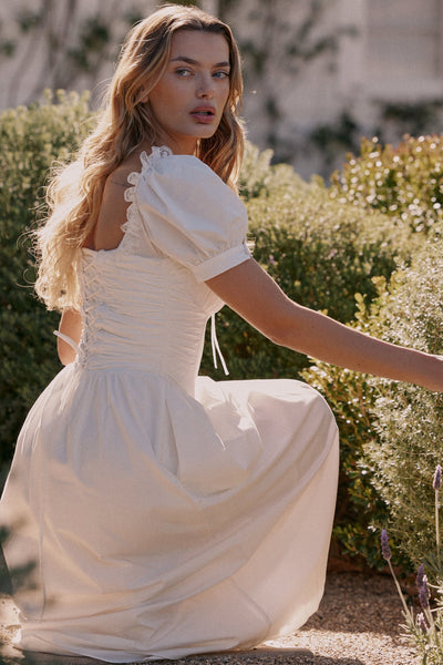Lulabell | Midi Dress - IVORY MUSE