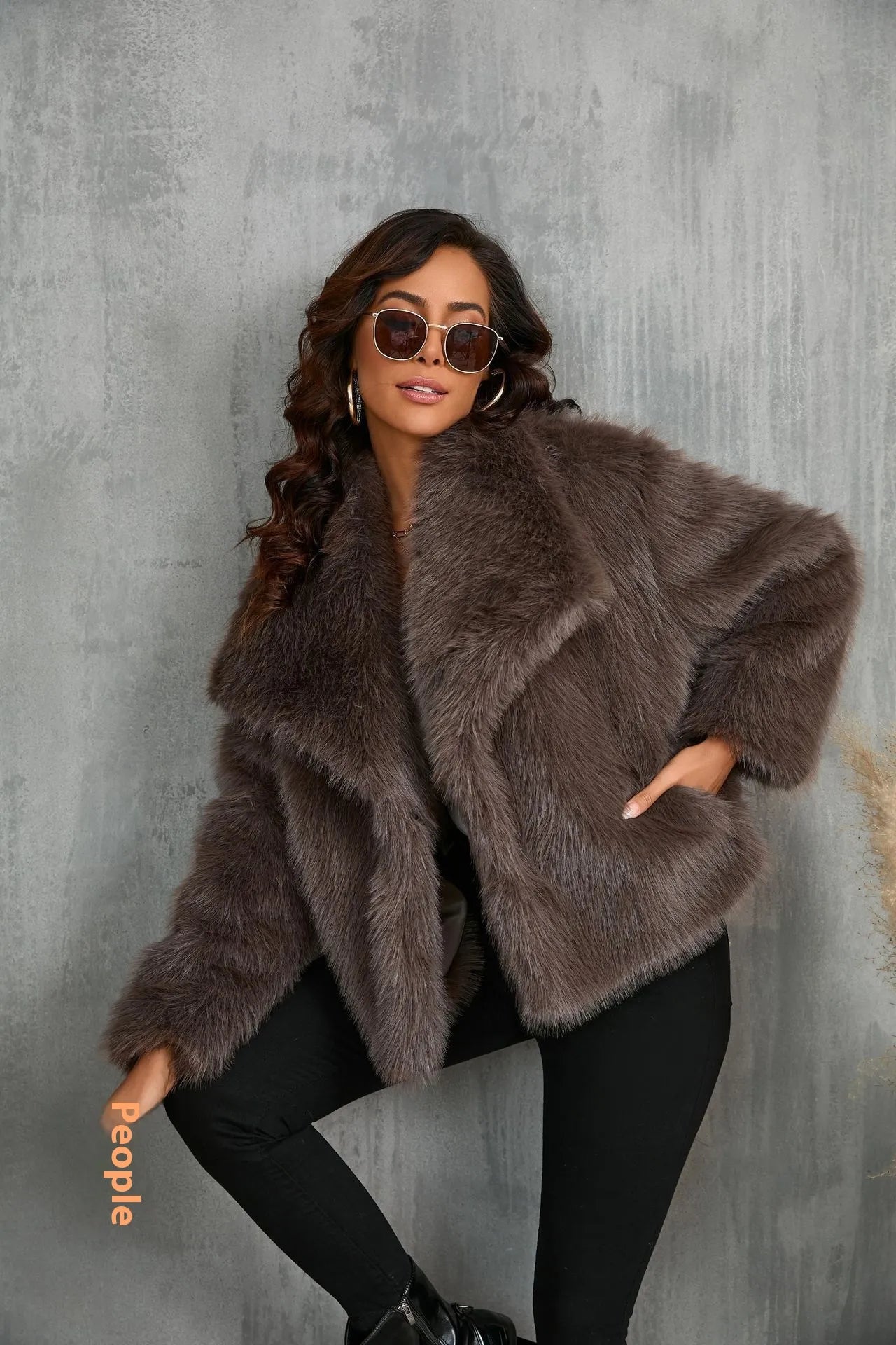 Elegance Plush Coat