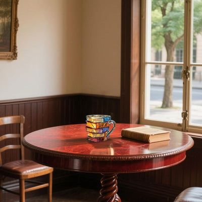 Mystic Book – Stained Glass Mug - IVORY MUSE