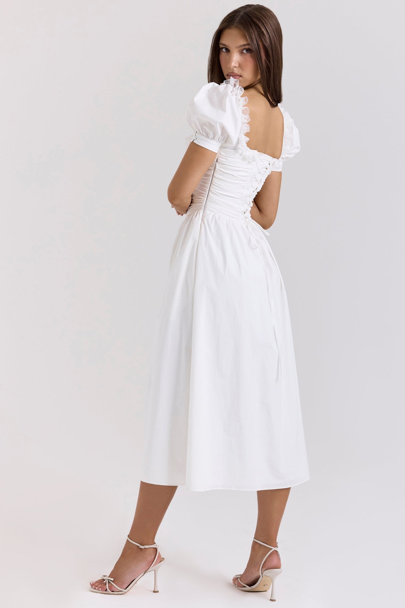Lulabell | Midi Dress - IVORY MUSE