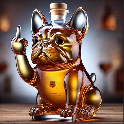 Dog| Whiskey Bottle