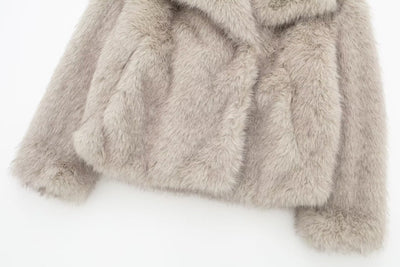 Elegance Plush Coat