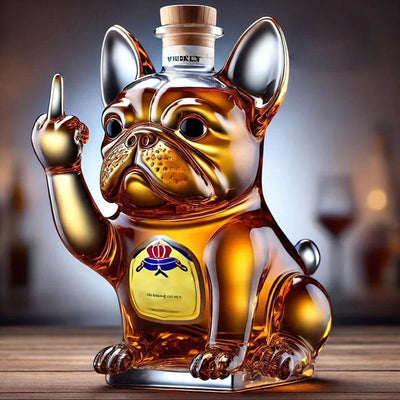 Dog| Whiskey Bottle