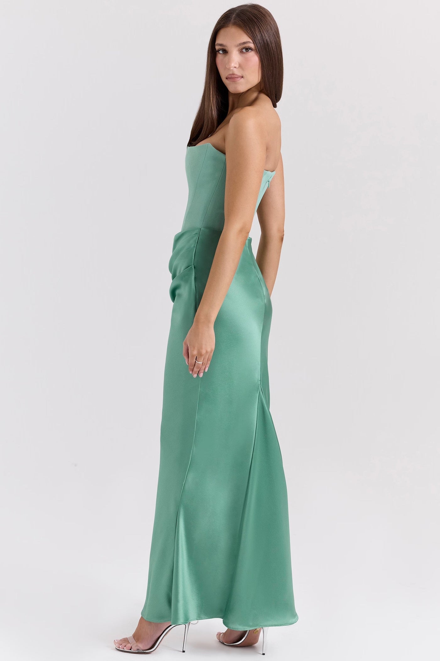 Lina | Elegant Maxi Dress - IVORY MUSE