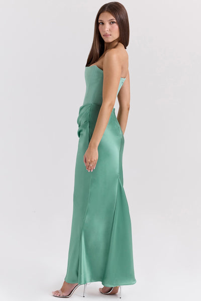 Lina | Elegant Maxi Dress - IVORY MUSE