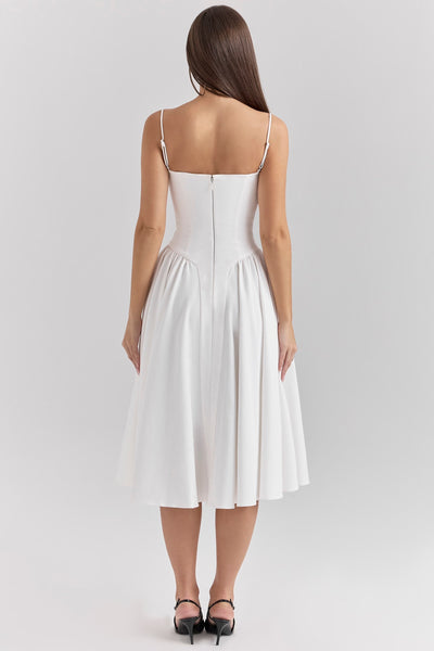 Eva | Comfortable Dress - IVORY MUSE