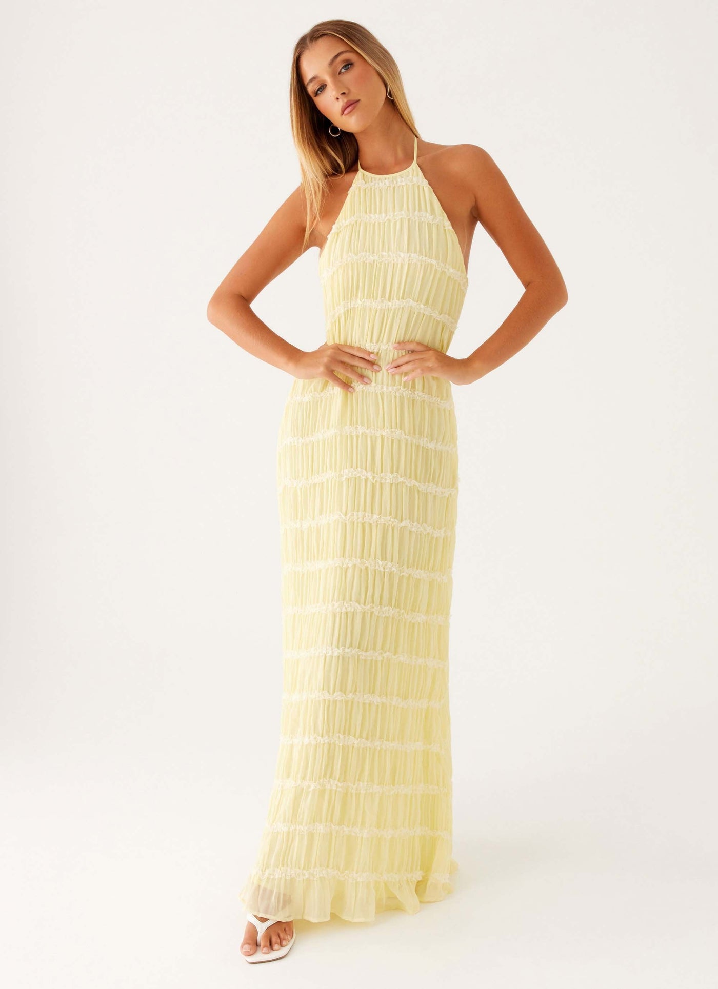 Aullie | Maxi Dress - IVORY MUSE