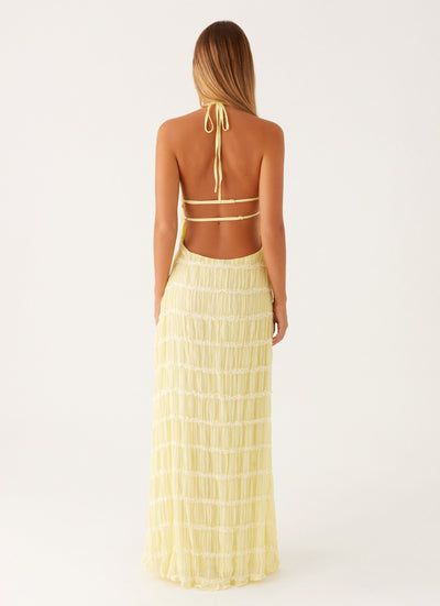 Aullie | Maxi Dress - IVORY MUSE