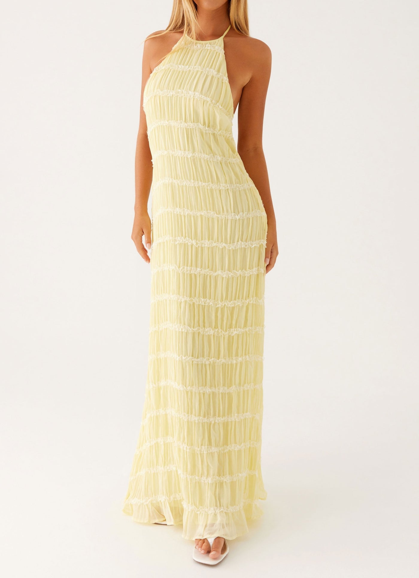Aullie | Maxi Dress - IVORY MUSE