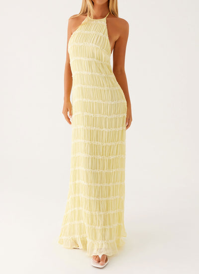 Aullie | Maxi Dress - IVORY MUSE