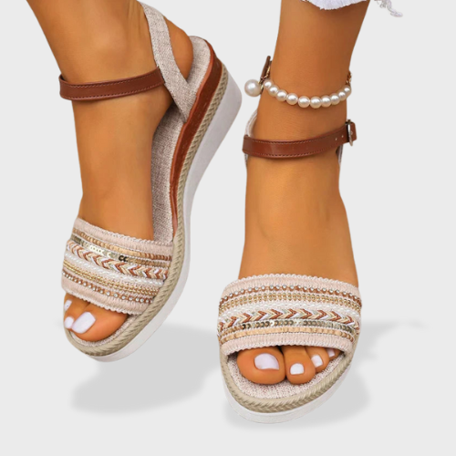 Nova | Casual Sandals - IVORY MUSE