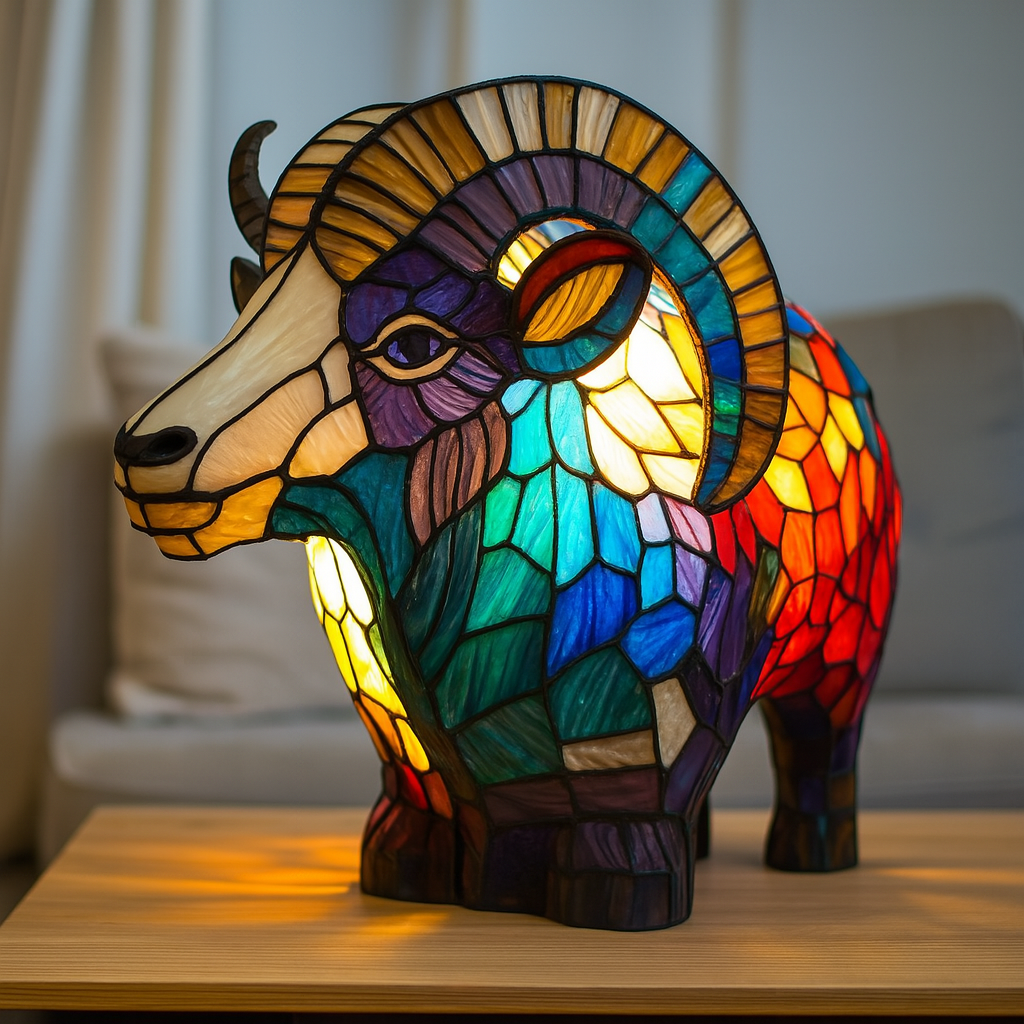 Manchinha – Stained Glass Lamp - IVORY MUSE