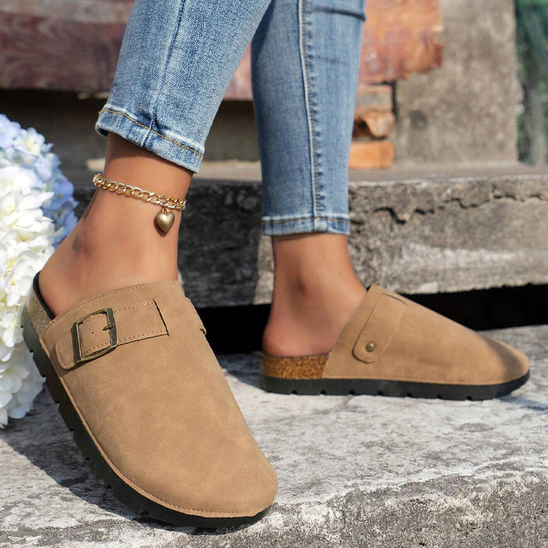 Leroy | Leather Slippers - IVORY MUSE