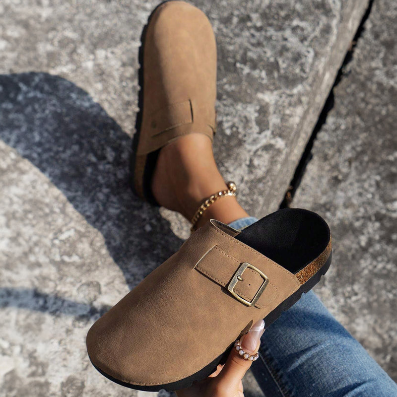 Leroy | Leather Slippers - IVORY MUSE