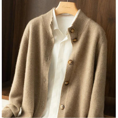 Button | Cardigan - IVORY MUSE