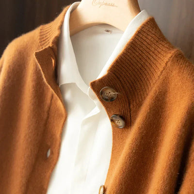Button | Cardigan - IVORY MUSE