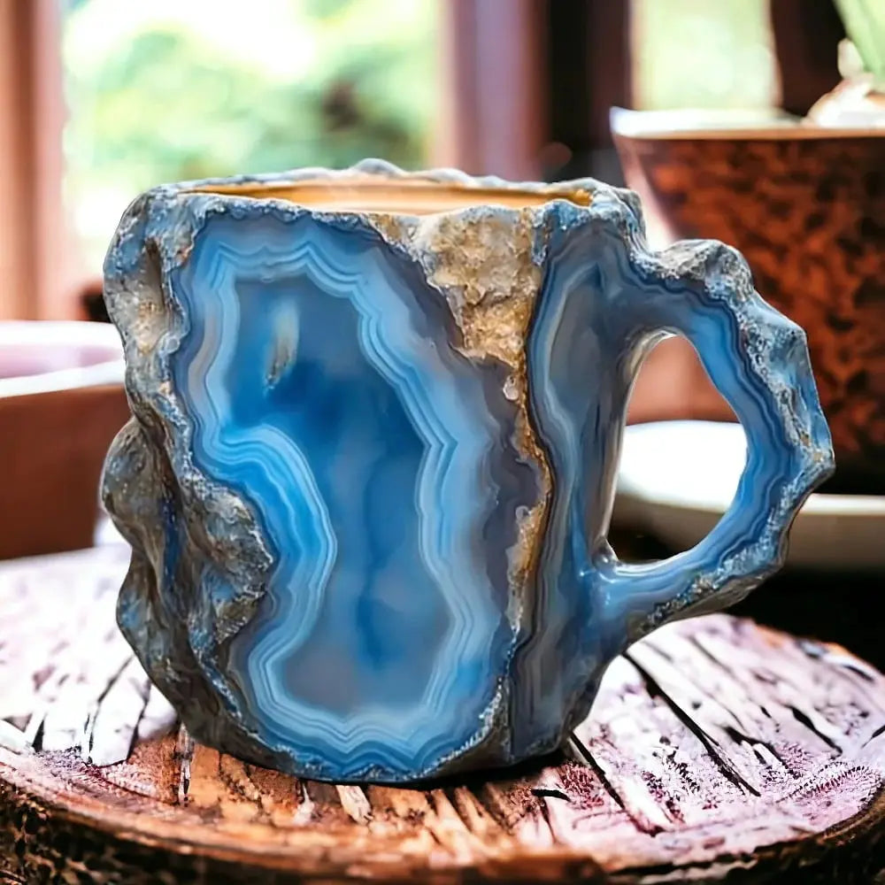 Mineral Crystal Coffee Cups