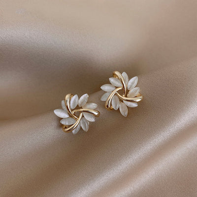 Celestia | Flower Earrings - IVORY MUSE