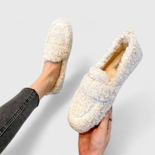 Solenne | Slippers - IVORY MUSE