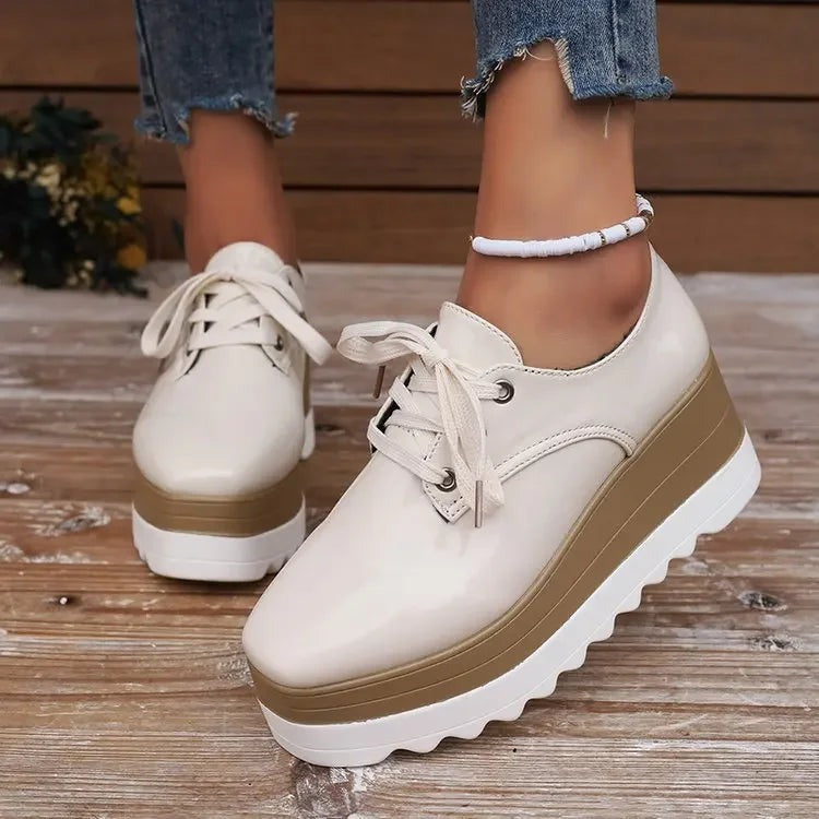 Platform Sneakers - IVORY MUSE