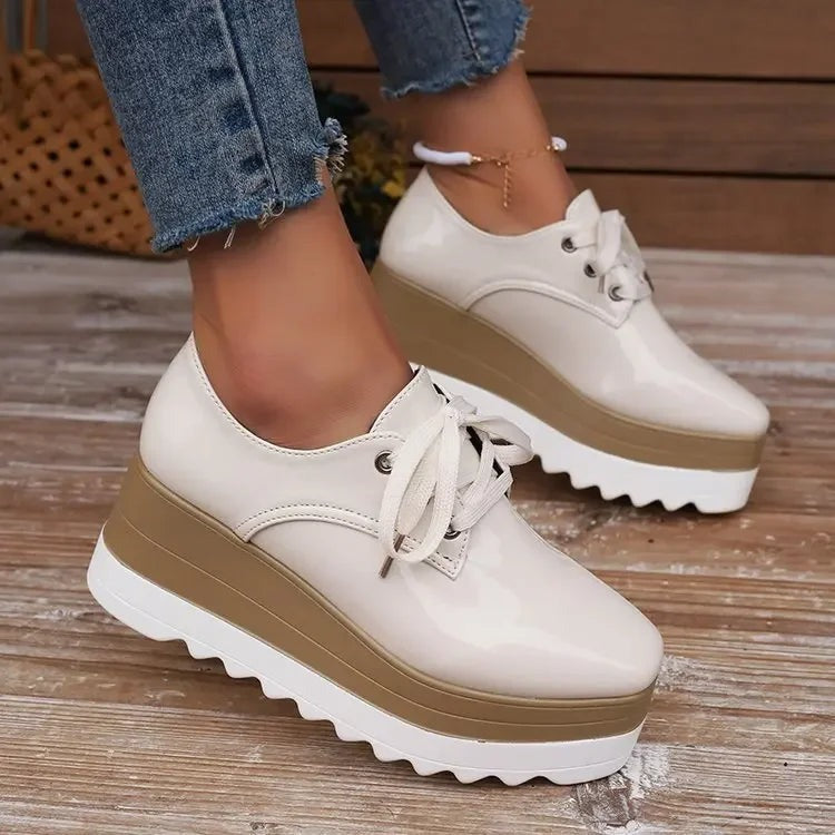 Platform Sneakers - IVORY MUSE