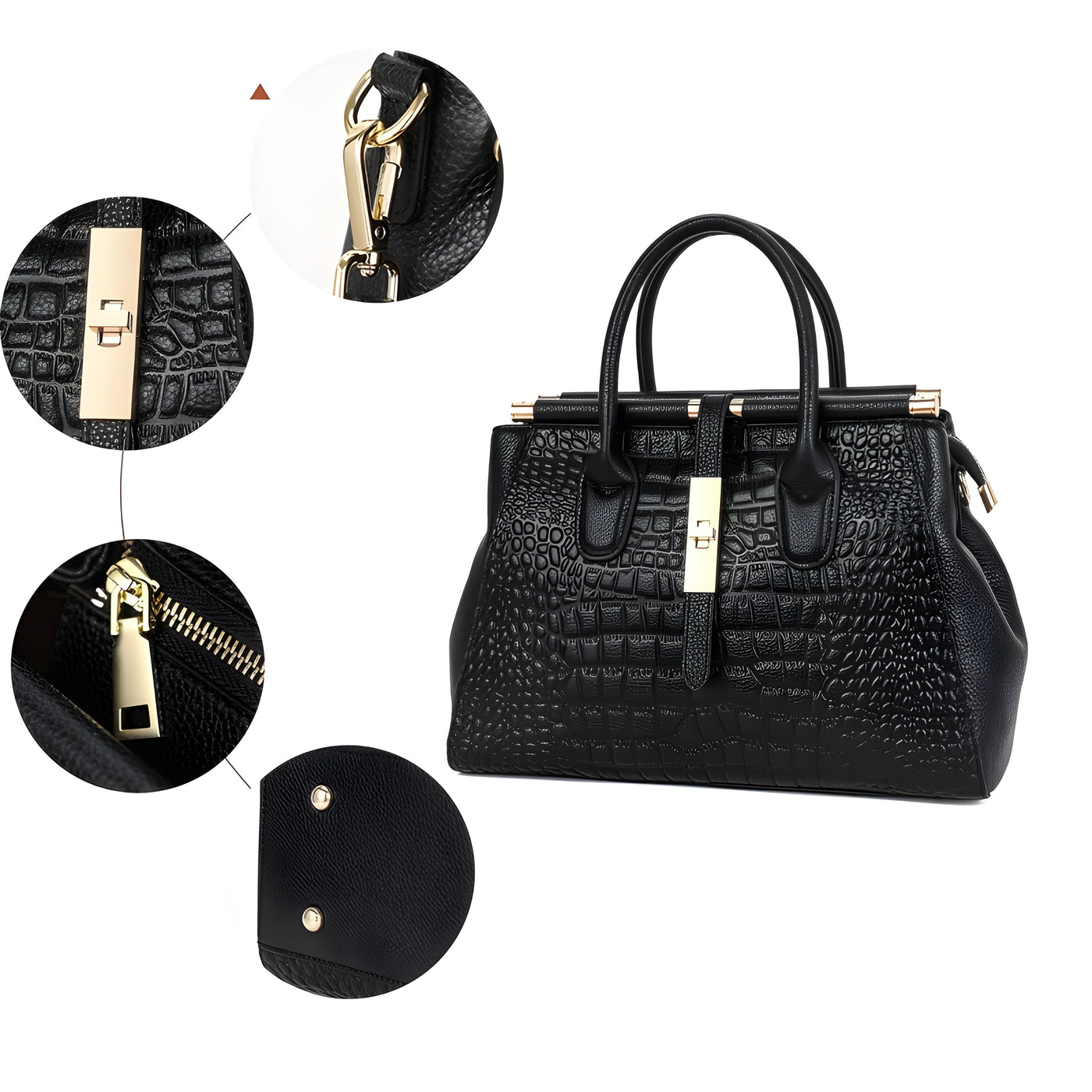 Crocodile | Bag - IVORY MUSE