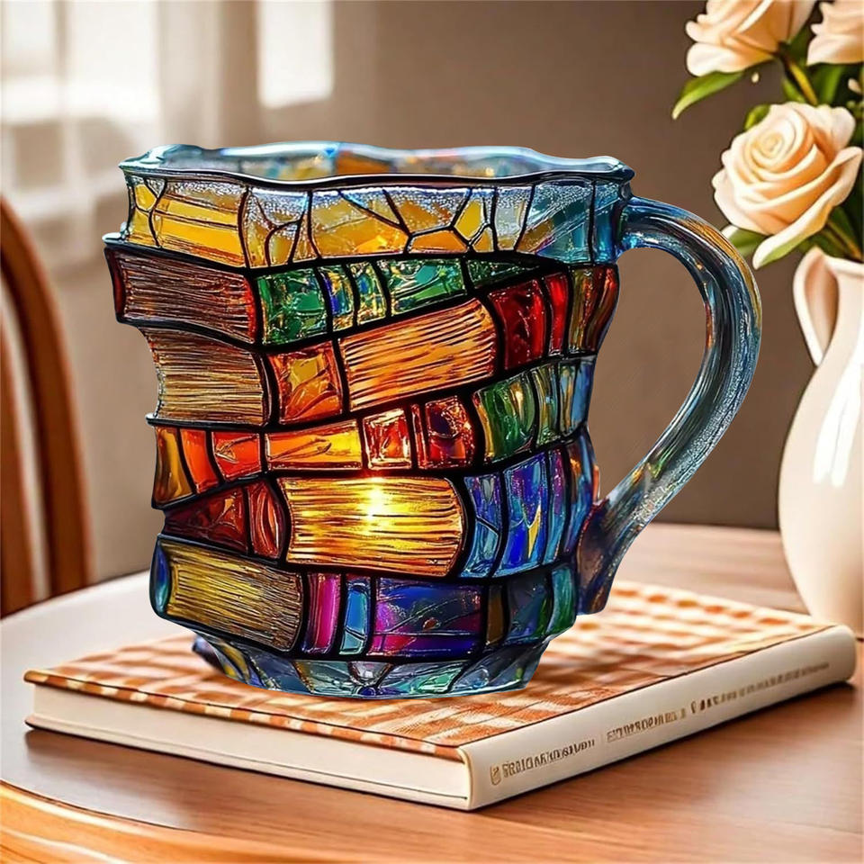 Mystic Book – Stained Glass Mug - IVORY MUSE