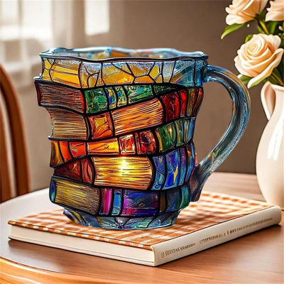 Mystic Book – Stained Glass Mug - IVORY MUSE
