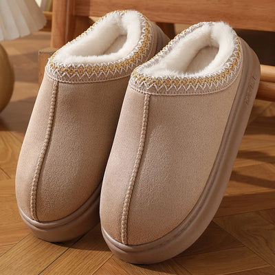 Sofia |Plush Slippers - IVORY MUSE