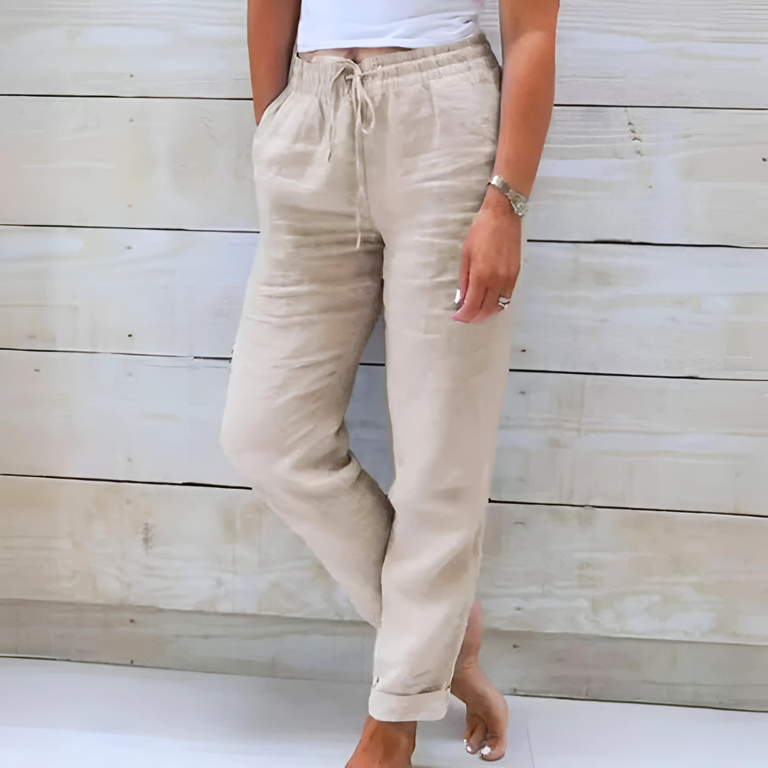 LUCY | Pants - IVORY MUSE