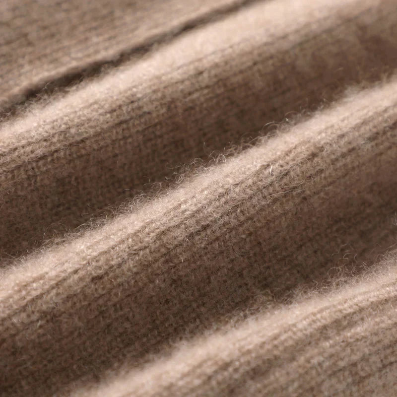 Cashmere | Tie Vest - IVORY MUSE