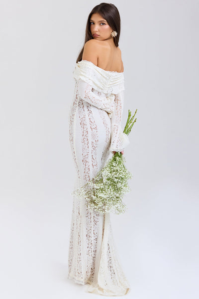 Belle | Maxi Dress - IVORY MUSE