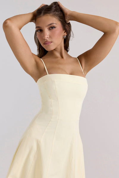 Dolly | Midi Dress - IVORY MUSE