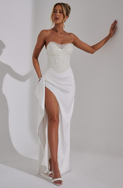 Emrielle | Maxi Dress - IVORY MUSE