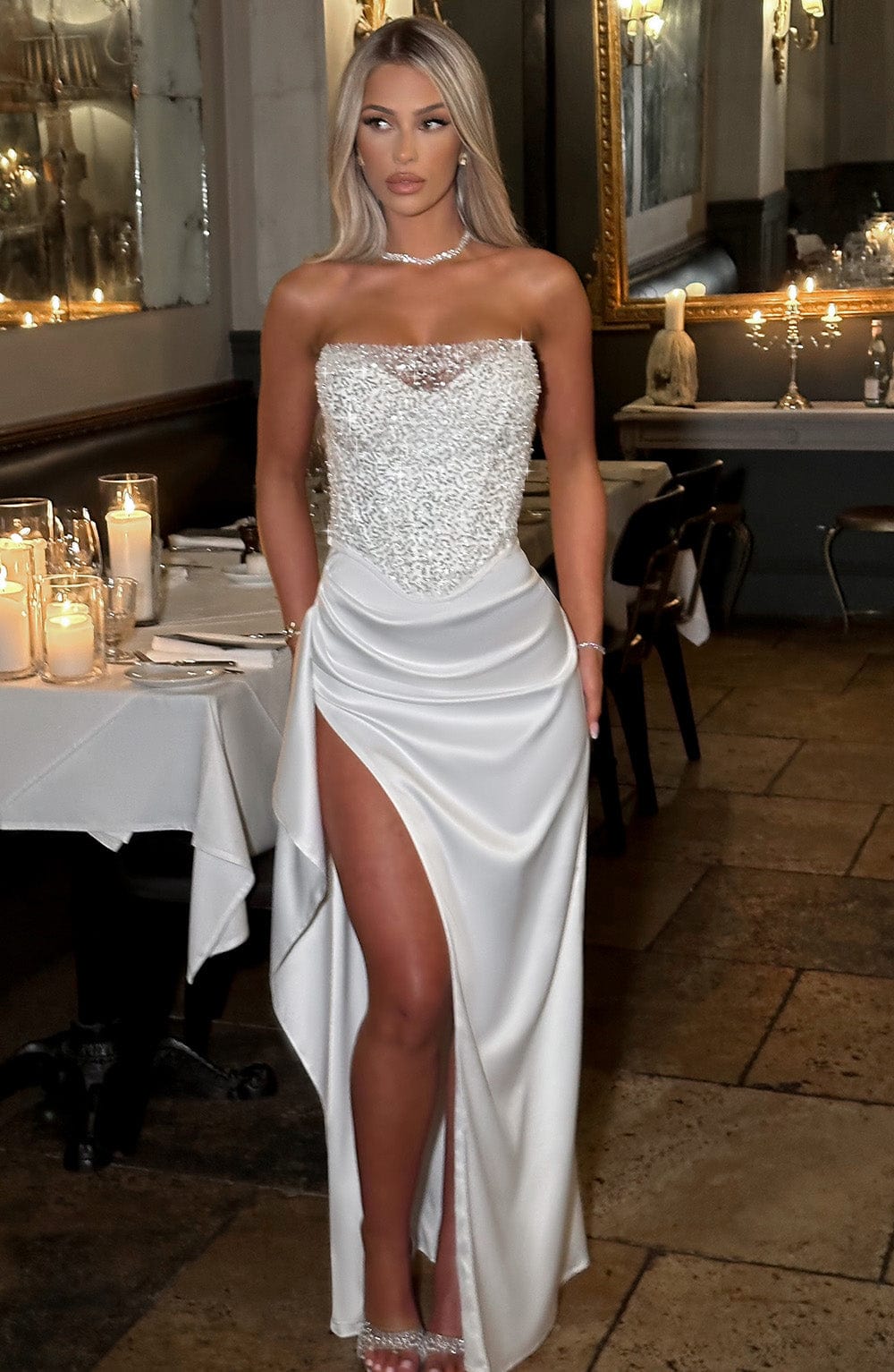 Emrielle | Maxi Dress - IVORY MUSE